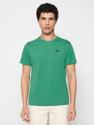 T-shirt basic La Martina zielony