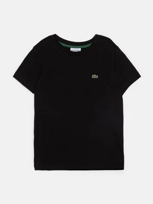 T-shirt basic Lacoste czarny