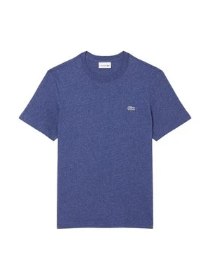 T-shirt basic Lacoste granatowy
