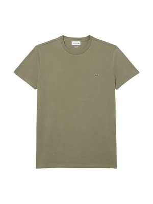 T-shirt basic Lacoste zielony