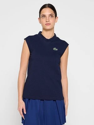 T-shirt basic Lacoste niebieski