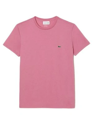 T-shirt basic Lacoste łososiowy