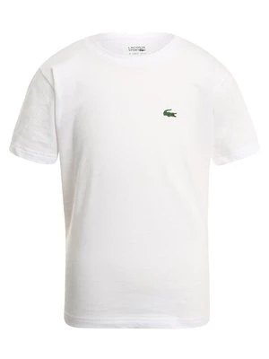 T-shirt basic Lacoste biały
