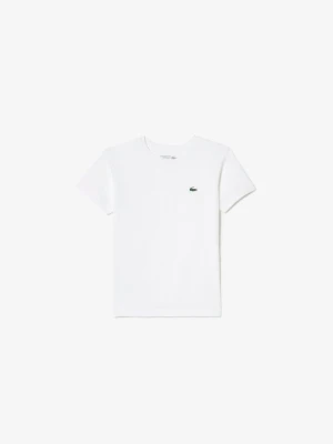 T-shirt basic Lacoste biały