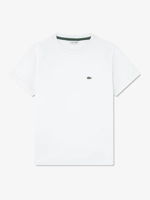 T-shirt basic Lacoste biały