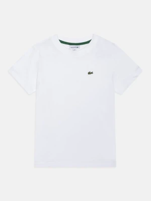 T-shirt basic Lacoste biały