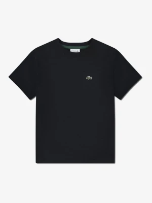 T-shirt basic Lacoste czarny