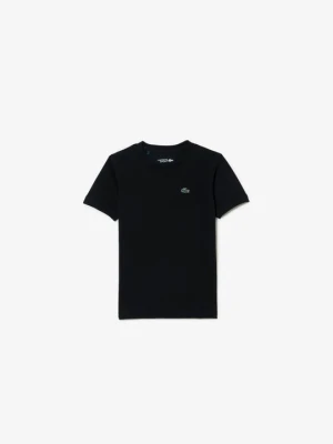 T-shirt basic Lacoste czarny