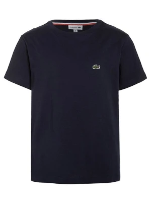 T-shirt basic Lacoste granatowy