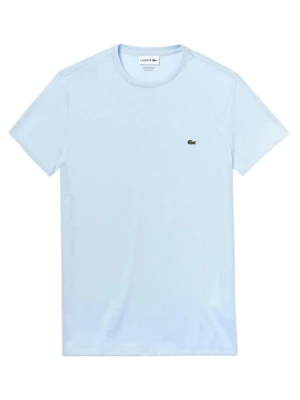 T-shirt basic Lacoste jasnoniebieski denim