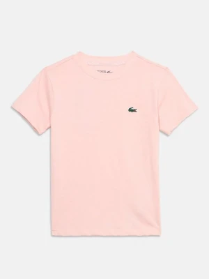 T-shirt basic Lacoste jasnoróżowy