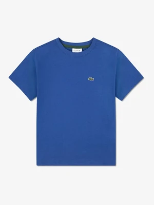 T-shirt basic Lacoste niebieski