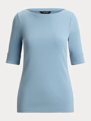 T-shirt basic Lauren Ralph Lauren jasnoniebieski