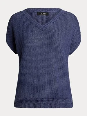 Zdjęcie produktu T-shirt basic Lauren Ralph Lauren niebieski
