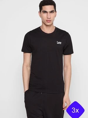 T-shirt basic Lee czarny