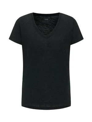 T-shirt basic Lee czarny