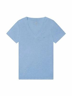 T-shirt basic Lee granatowy
