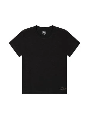 T-shirt basic Lee czarny