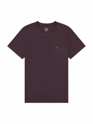 T-shirt basic Lee ciemnoliliowy