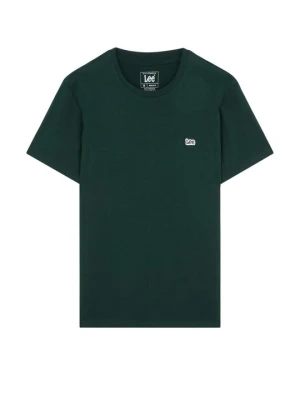 T-shirt basic Lee ciemnozielony