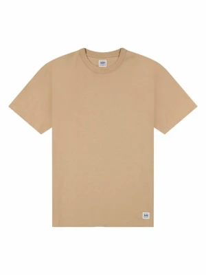 T-shirt basic Lee jasnobrązowy