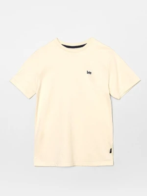 T-shirt basic Lee mleczny