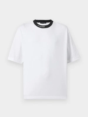 T-shirt basic Les Benjamins biały