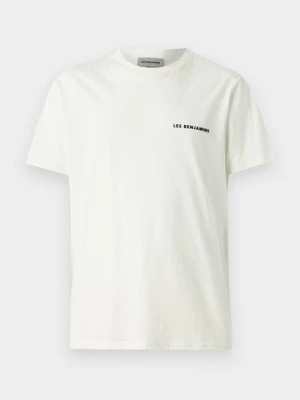 T-shirt basic Les Benjamins biały