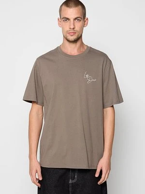 T-shirt basic Les Deux brązowy