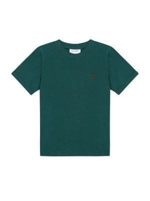 T-shirt basic Les Deux ciemnozielony