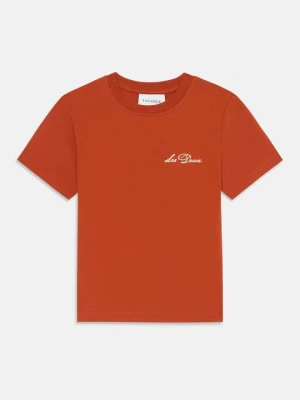 T-shirt basic Les Deux czerwony