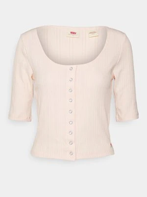 T-shirt basic Levi's różowy