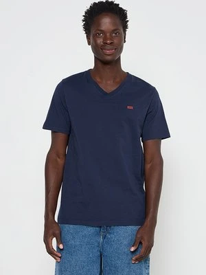 T-shirt basic Levi's granatowy