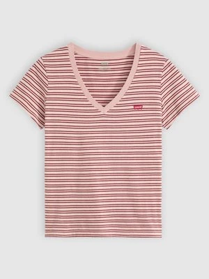 T-shirt z nadrukiem Levi's czerwony