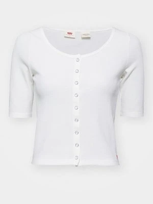 T-shirt basic Levi's mleczny