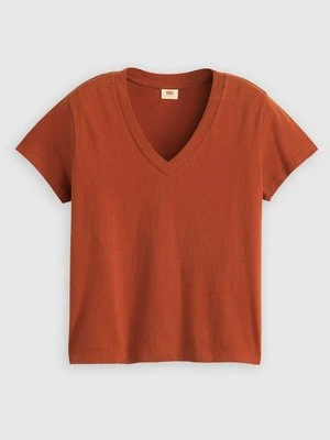 T-shirt basic Levi's czerwony