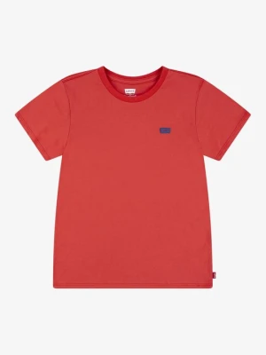 T-shirt basic Levi's czerwony