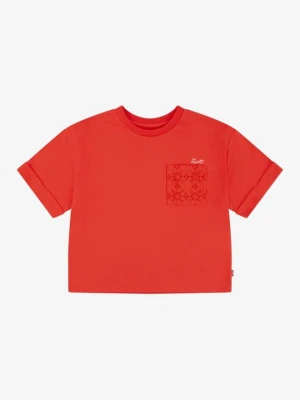 T-shirt basic Levi's czerwony