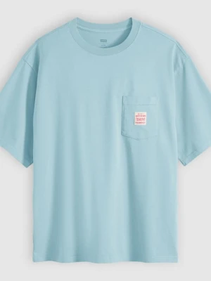 T-shirt basic Levi's niebieski