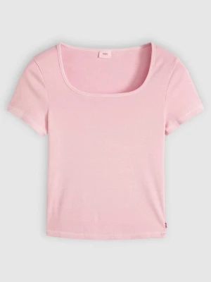 T-shirt basic Levi's różowy