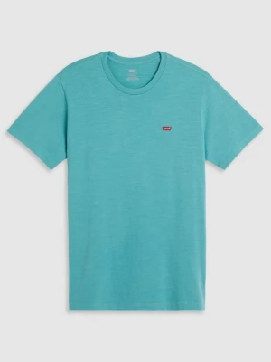 T-shirt basic Levi's turkusowy