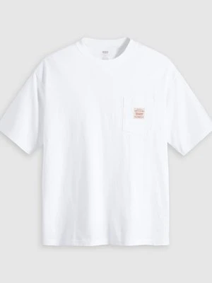T-shirt basic Levi's biały