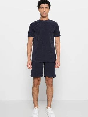 T-shirt basic lindbergh granatowy