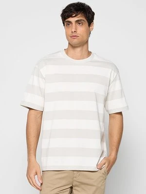 T-shirt basic lindbergh szary
