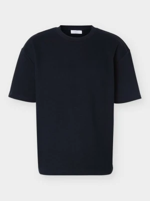T-shirt basic lindbergh granatowy