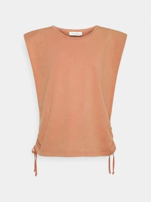 T-shirt basic Lounge Nine brązowy