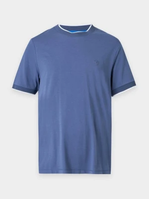 T-shirt basic LUHTA granatowy