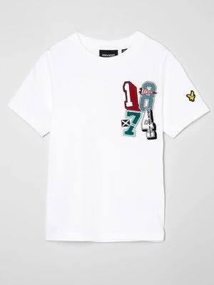 T-shirt z nadrukiem Lyle & Scott