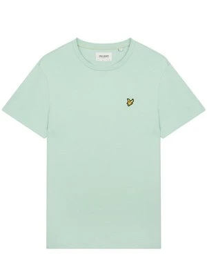 T-shirt basic Lyle & Scott jasnozielony