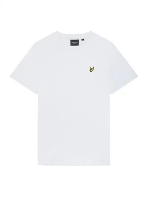 T-shirt basic Lyle & Scott biały